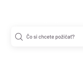Nahraj položky na prenájom alebo začni vyhľadávať